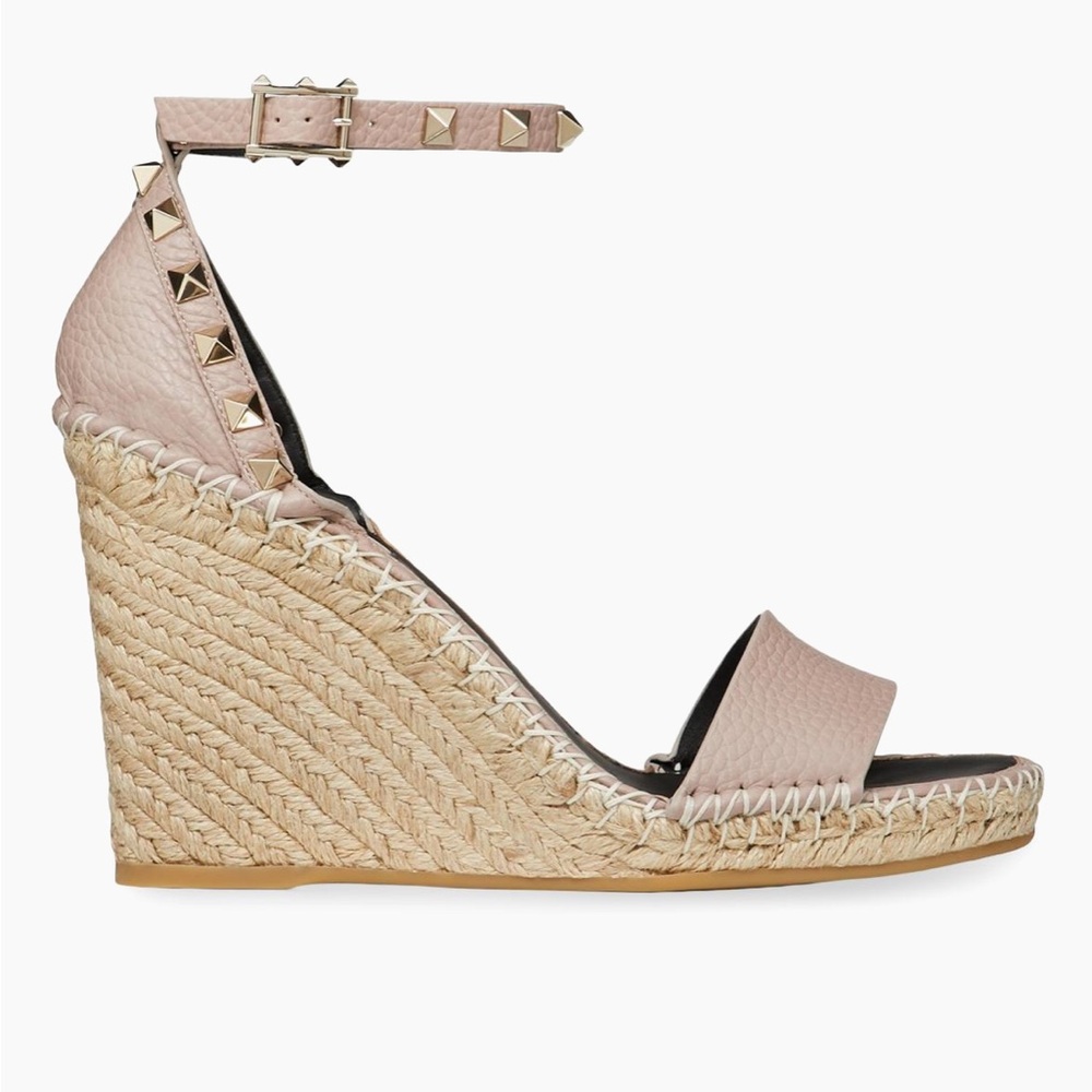 Valentino poudre Rockstud espadrille - Picture 3 of 14